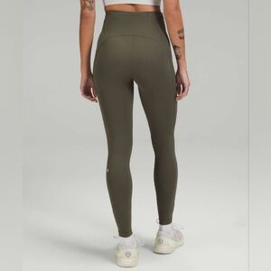 Olive High-Waisted Leggings